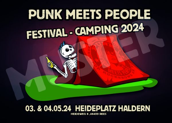 PMP Festival 2024 - Camping Ticket (Zelt, WoMo, Bulli, usw)