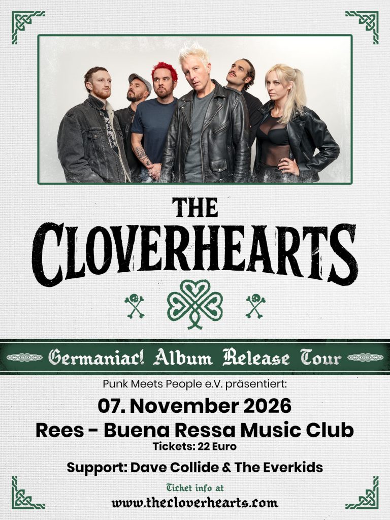 PMP Show - The Cloverhearts, Dave Collide & The Everkids